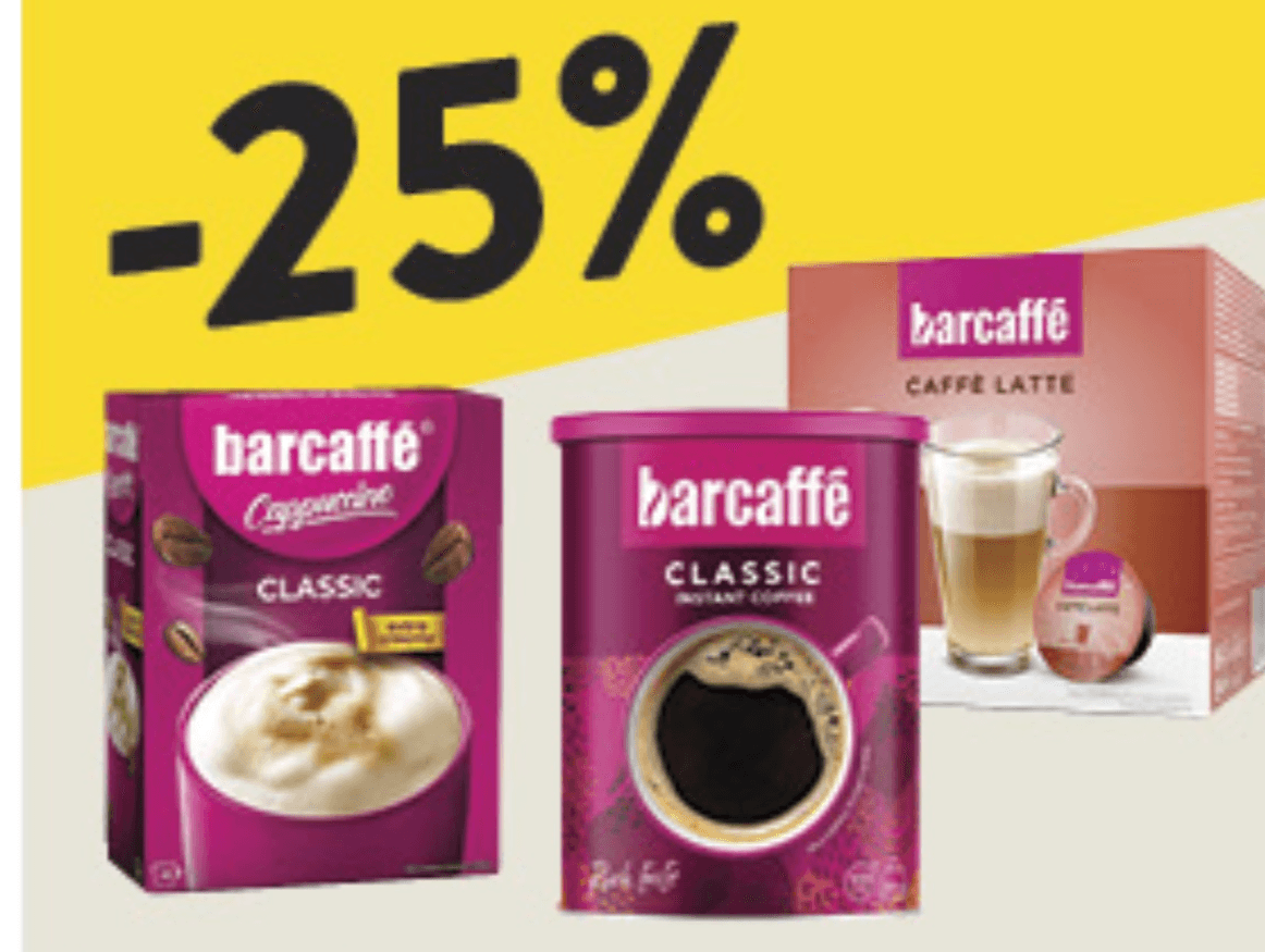 Odabrane Barcaffè instant napitke, kapsule i cappuccino - Akcija u trgovini Konzum