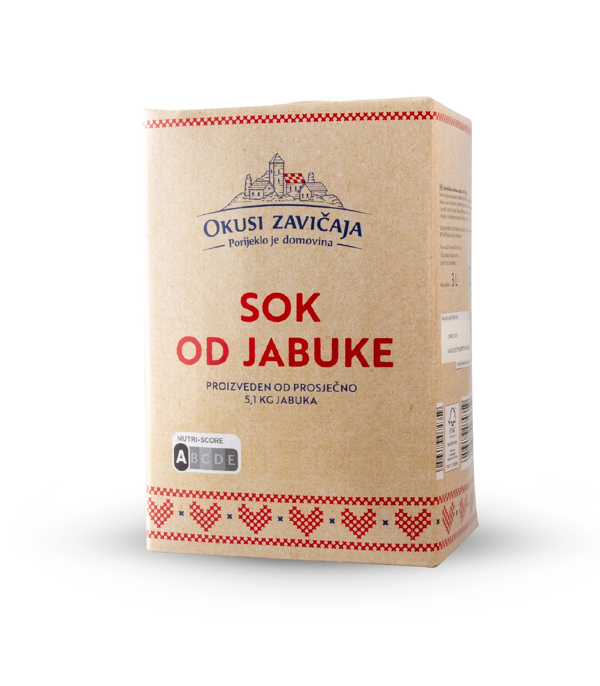 Okusi zavičaja Sok od prešanih jabuka 3 L - Akcija u trgovini Lidl