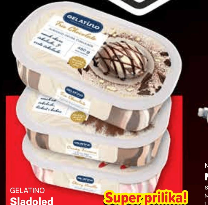 Gelatino Sladoled 900 ml - Akcija u trgovini Plodine