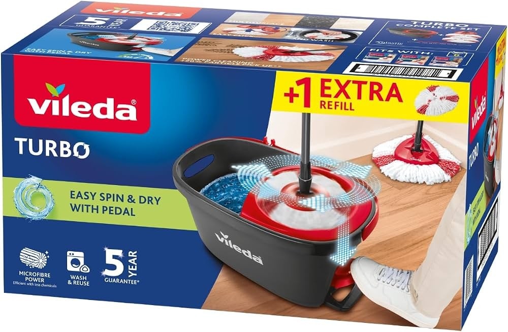Vileda Turbo set za čišćenje podova 1 pak Akcija u trgovini Ribola