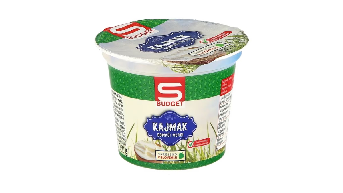 Kajmak 250 g S Budget - Akcija u trgovini Interspar