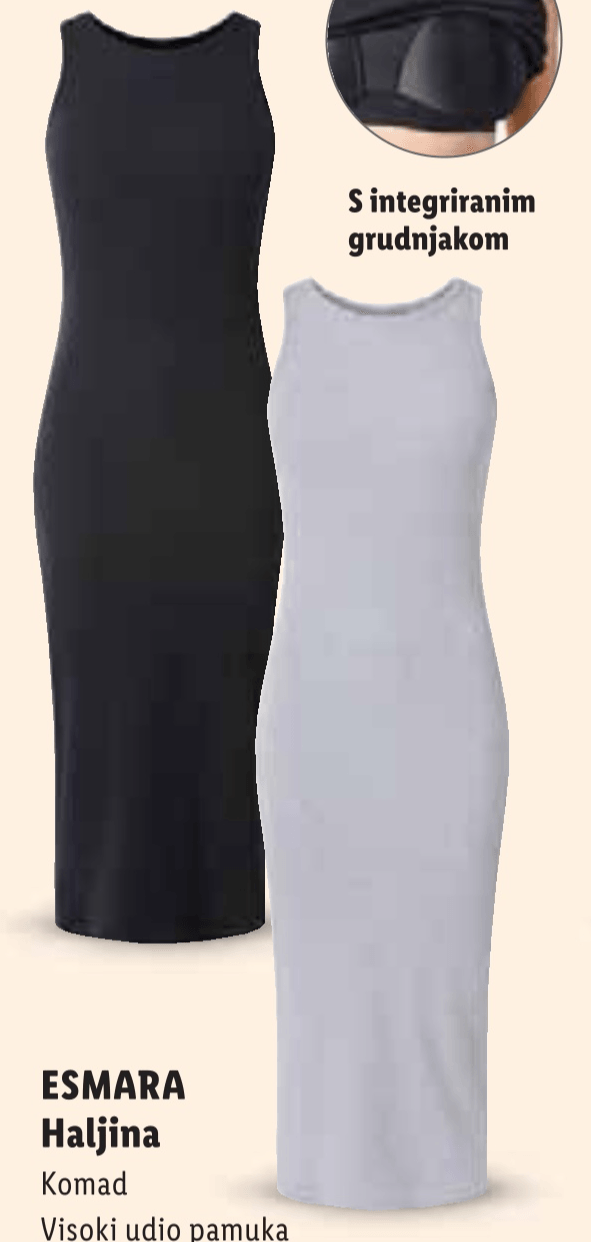 ESMARA Haljina - Akcija u trgovini Lidl