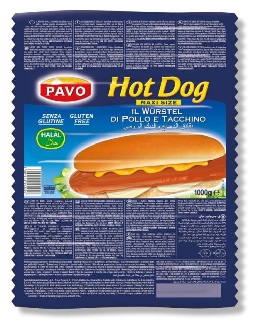 Hrenovke Pavo Halal Hot Dog Maxisize 1000 g Akcija u trgovini Pivac