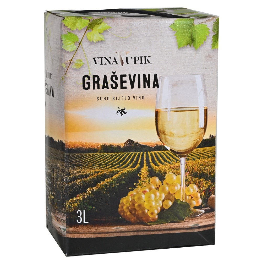 Vina Jupik vino Graševina 3 l Akcija u trgovini Konzum