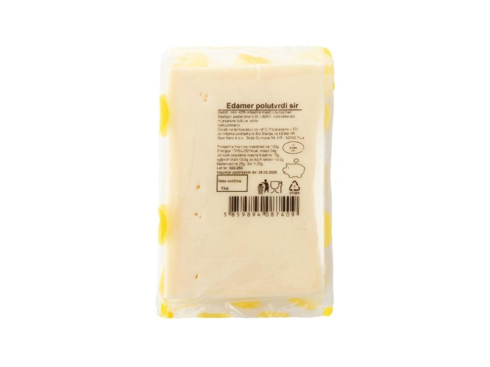 Edamer polutvrdi sir 1 kg - Akcija u trgovini Lidl