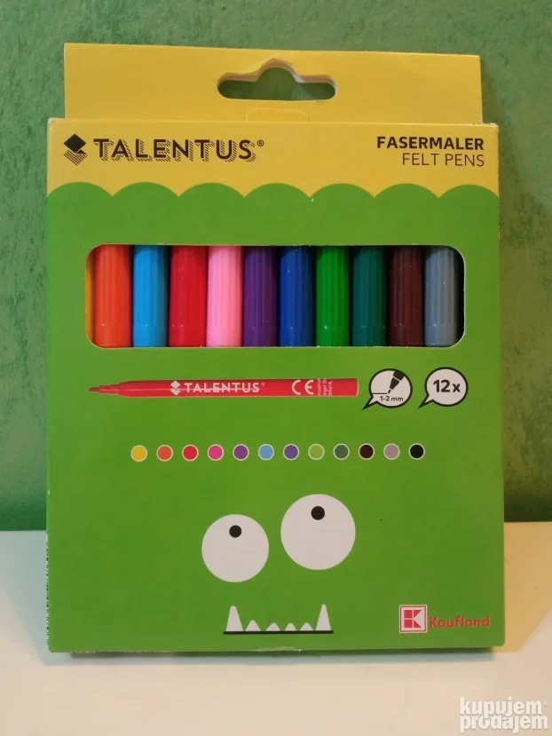 Talentus flomasteri 10 kom Akcija u trgovini Kaufland