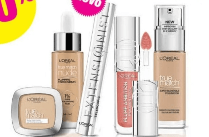 Odabrani L'Oréal proizvodi dekorativne kozmetike - Akcija u trgovini Bipa