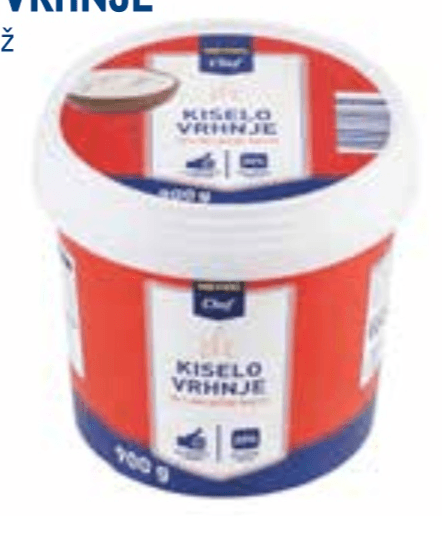 Metro Chef Kiselo vrhnje 900 g - Akcija u trgovini Metro