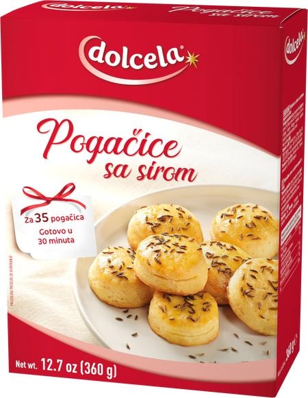 Pogačice sa sirom Dolcela 360 g - Akcija u trgovini KTC