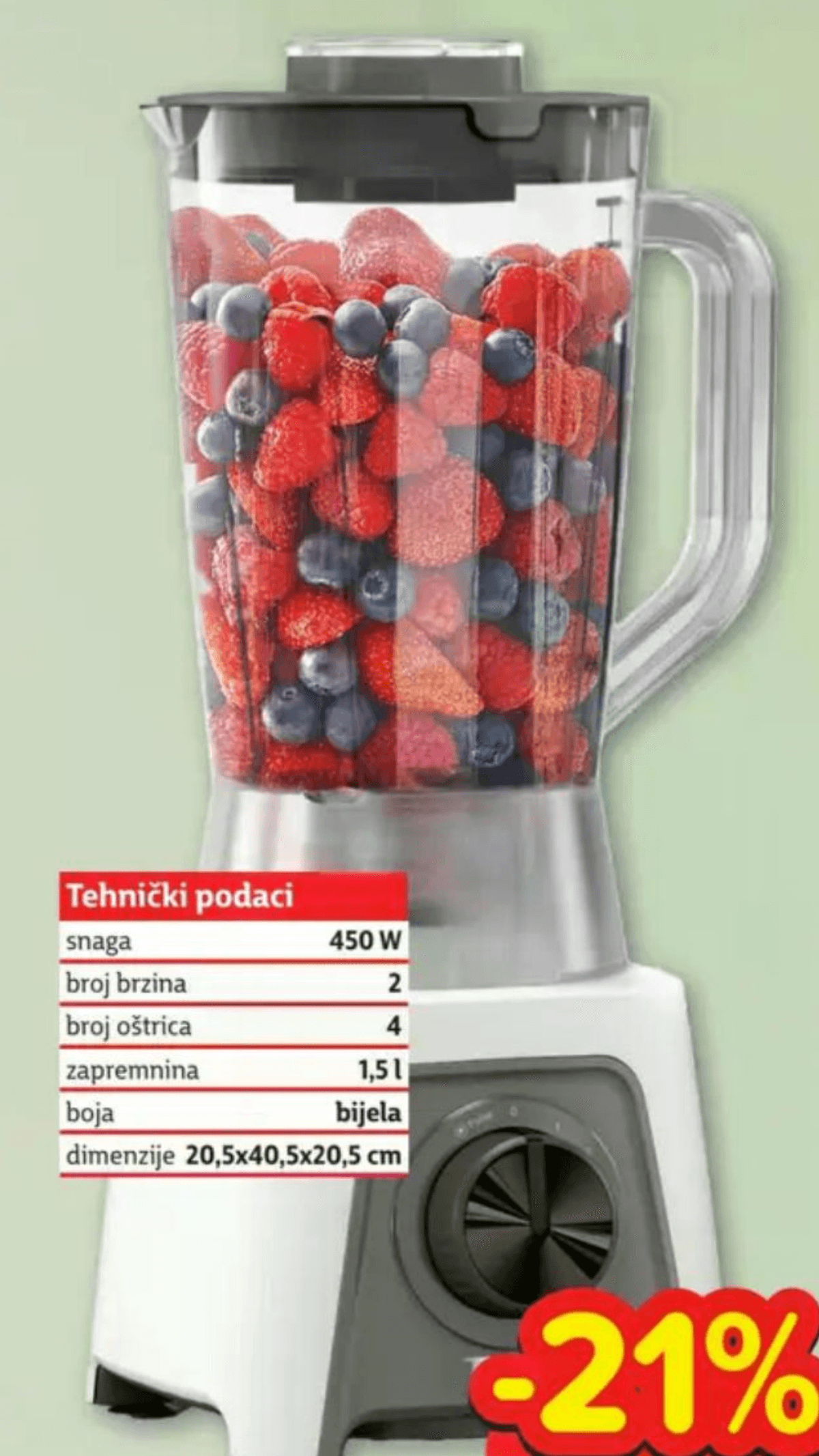 Tefal Blender - Akcija u trgovini Plodine