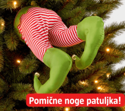 Ukras za božićno drvce - Akcija u trgovini Bauhaus