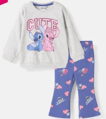 Lilo i Stitch komplet bluza i tajice za bebe Akcija u trgovini Pepco