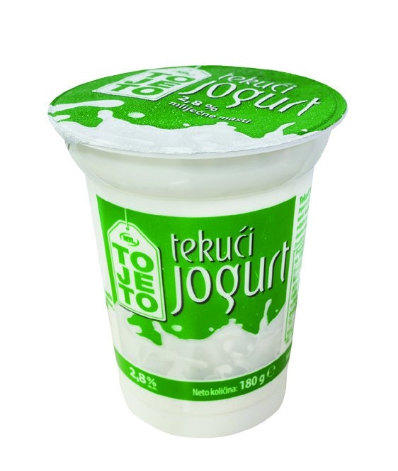 Jogurt tekući 1 kg ToJeTo - Akcija u trgovini NTL