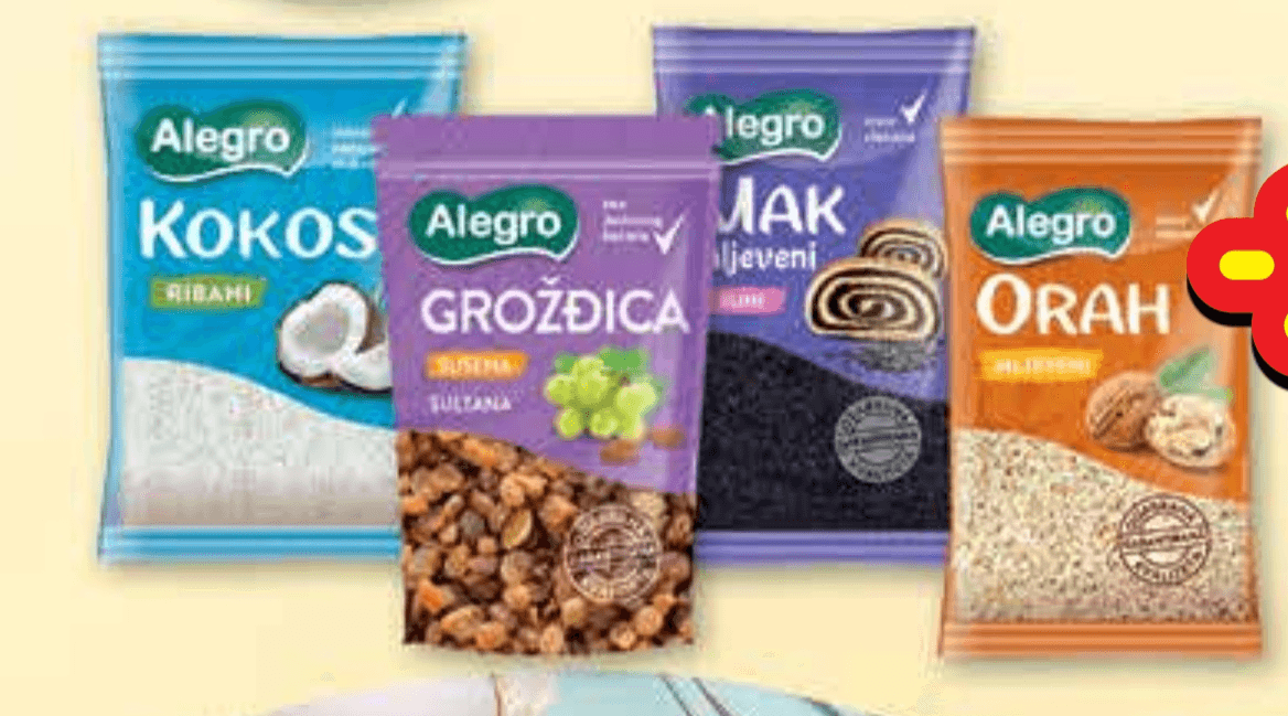 Alegro Odabrani proizvodi 200 - 250 g - Akcija u trgovini Plodine