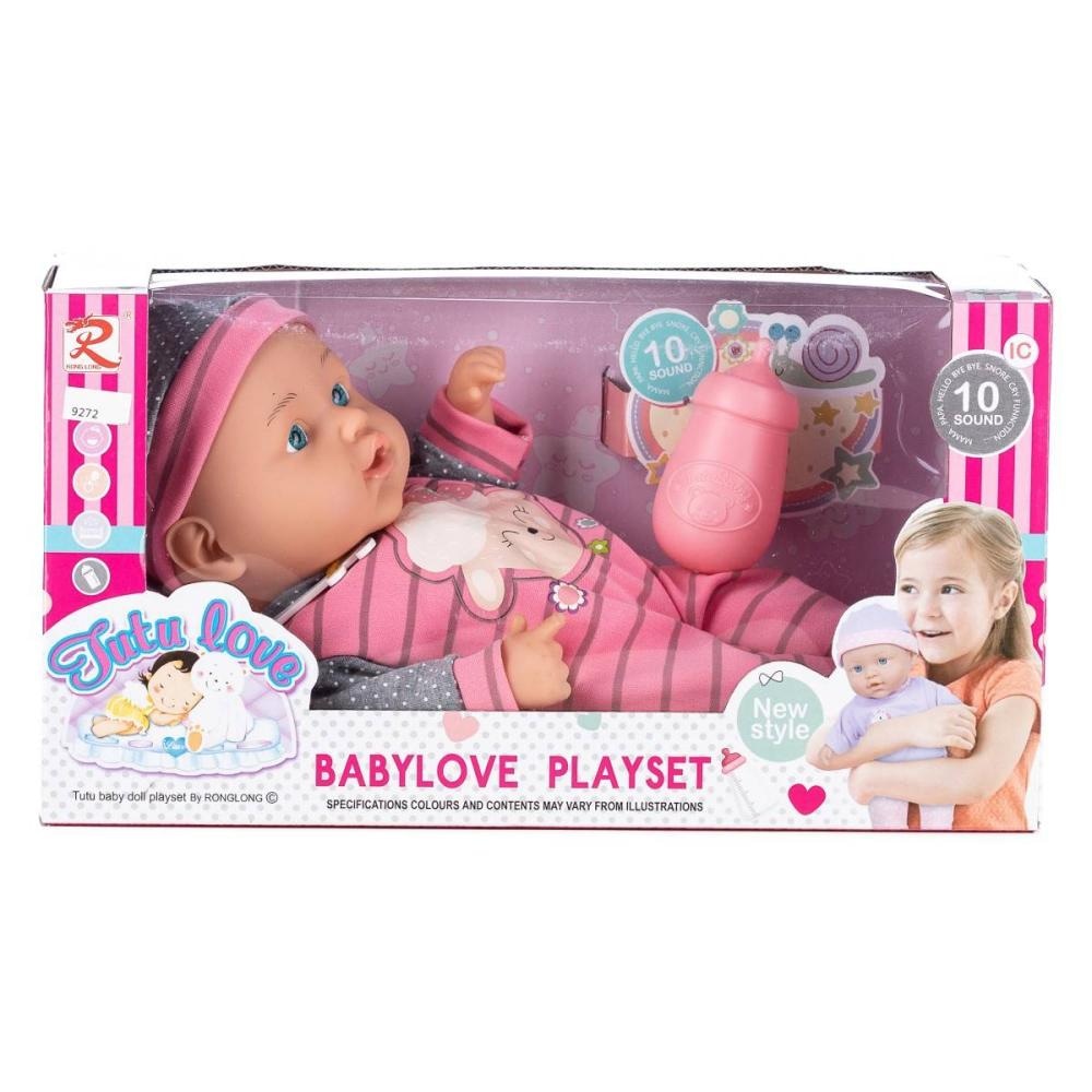 Lutka sa zvukom 30 cm BABYLOVE PLAYSF - Akcija u trgovini Alles
