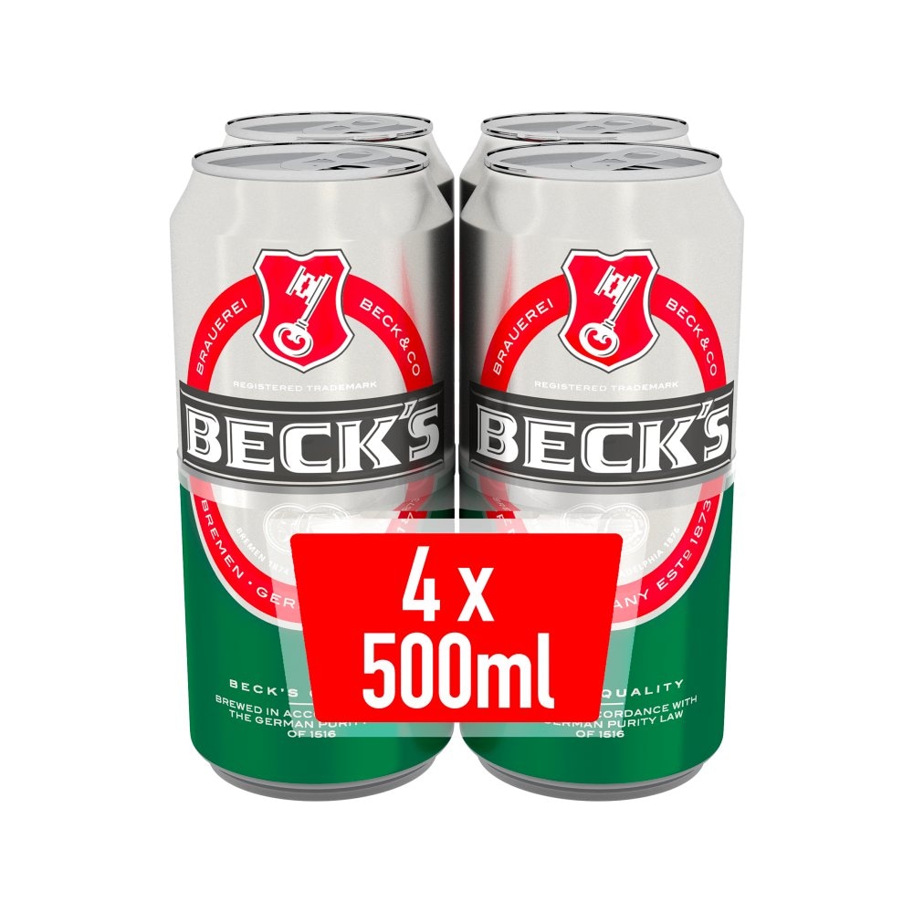 Pivo Beck's 4 x 0,5 L - Akcija u trgovini Interspar