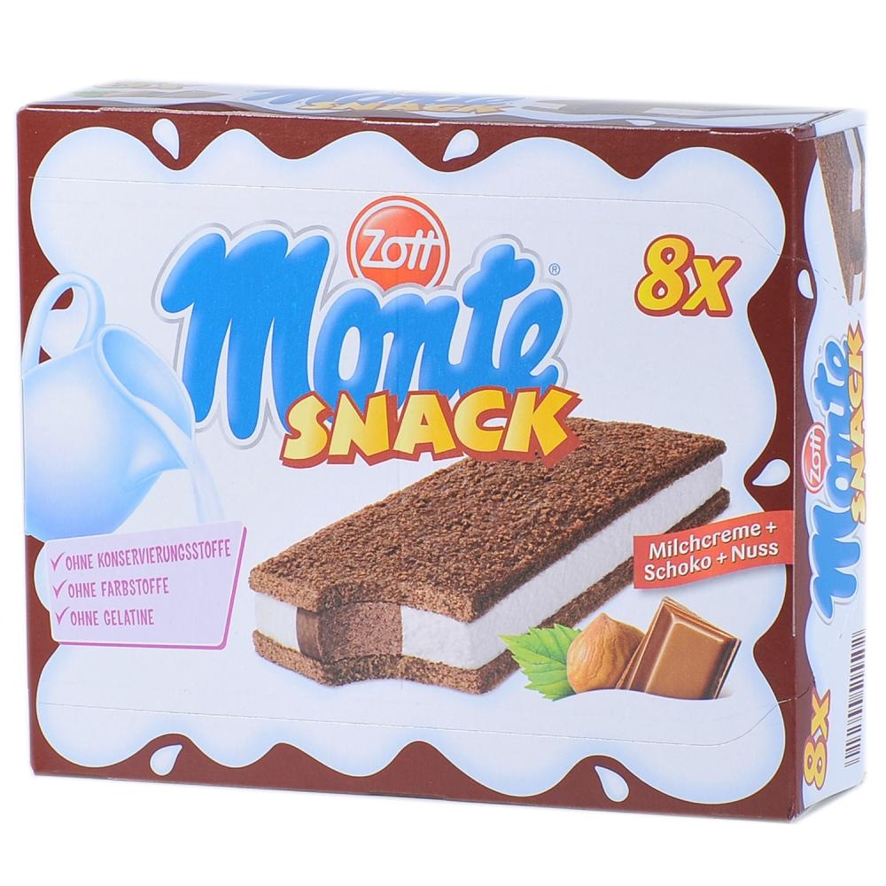 Zott Monte Snack desert 8x29g - Akcija u trgovini Konzum