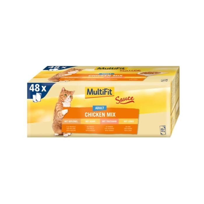 MultiFit Chicken Mix 48x100 g Akcija u trgovini Zoo City