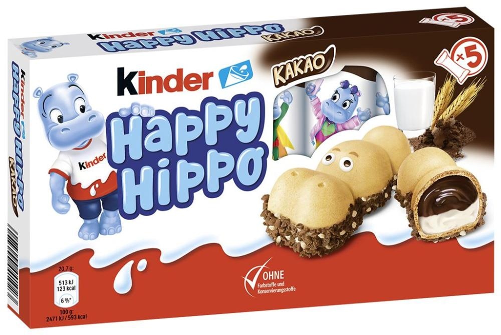 Kinder Happy Hippo Cacao 103,5g - Akcija u trgovini Vrutak