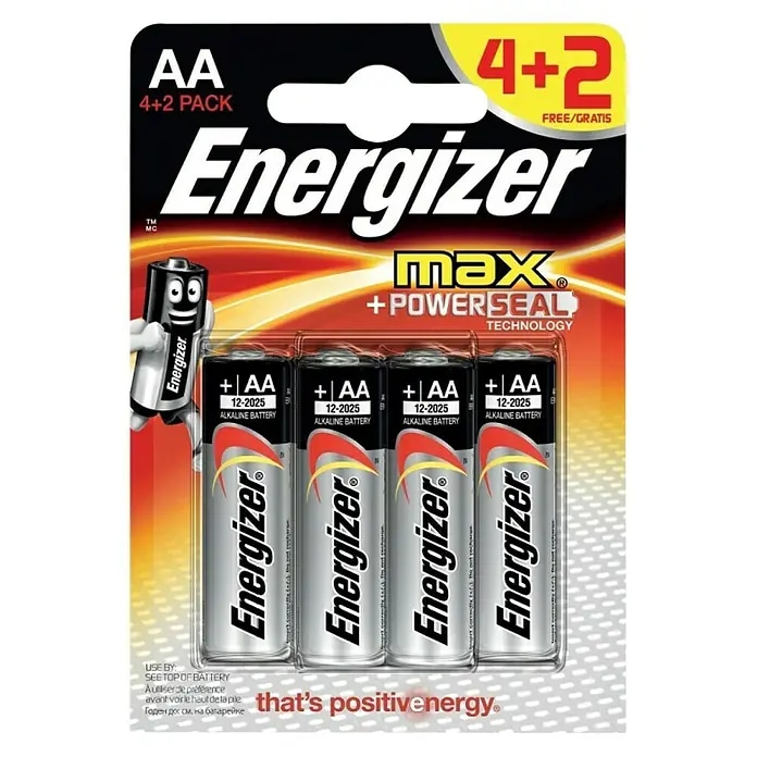 Energizer Baterije AA, AAA, CR2032 ili CR2025 pakiranje od 4 ili 12 komada - Akcija u trgovini Kaufland