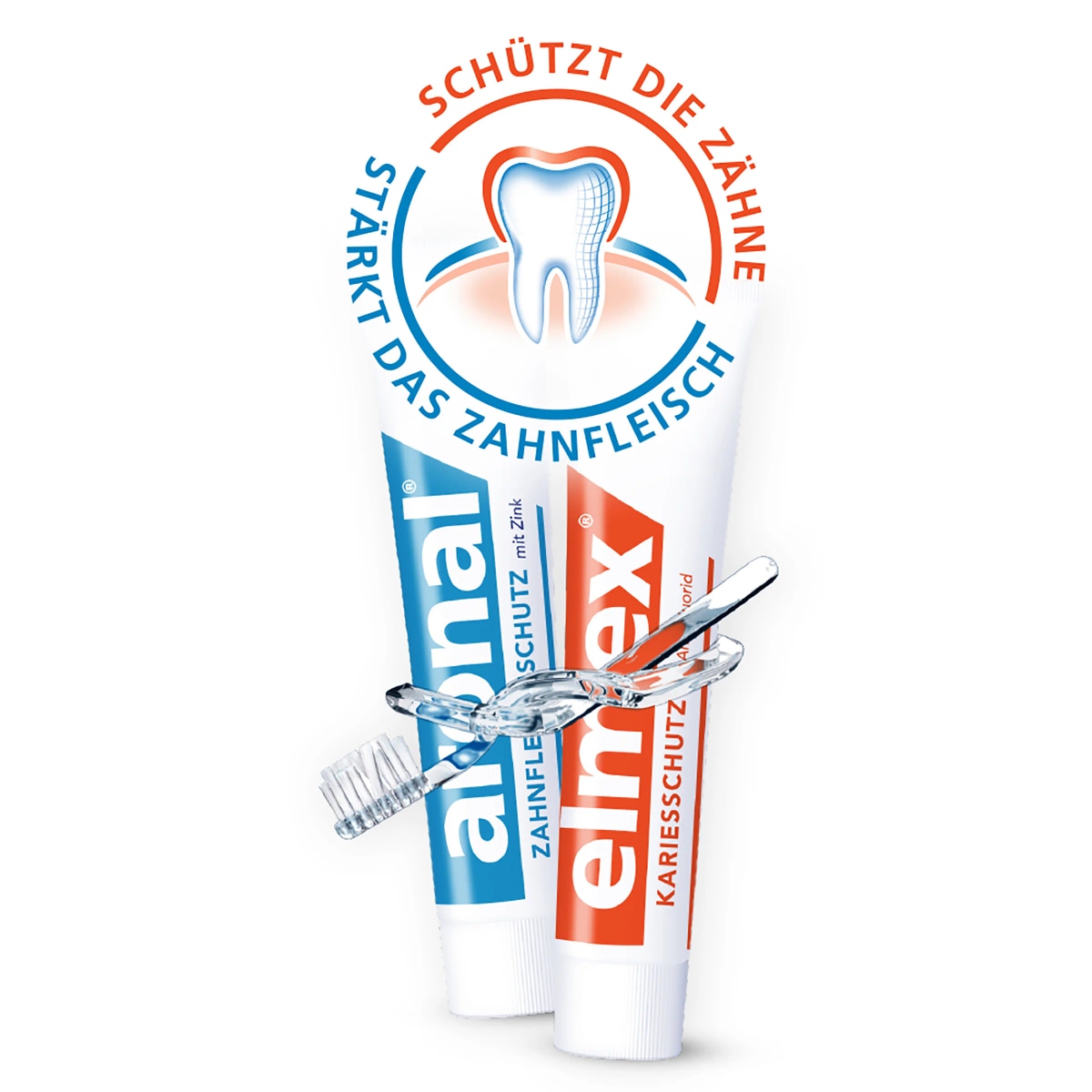 Aronal & Elmex Doppelschutz set pasta za zube 2x75 ml - Akcija u trgovini Mueller