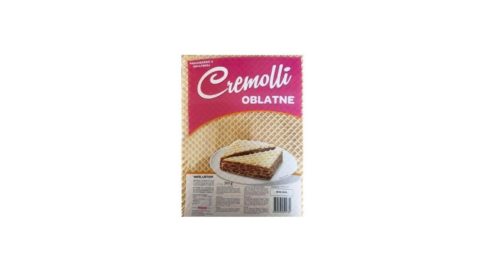 Cremolli svježe šarene oblatne 200 g Akcija u trgovini Lidl