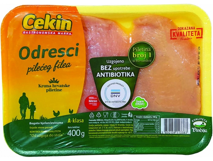 CEKIN GAVELINO Odresci od pilećeg filea 400g - Akcija u trgovini Kaufland
