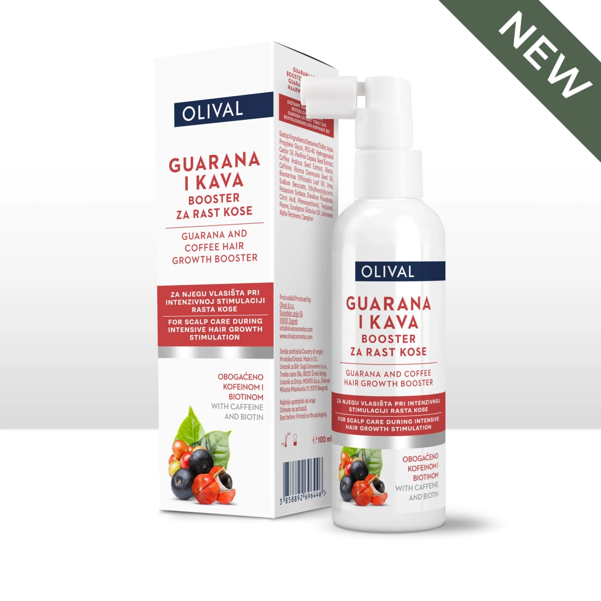 Olival Booster za rast kose guarana i kava 100 ml - Akcija u trgovini Bipa