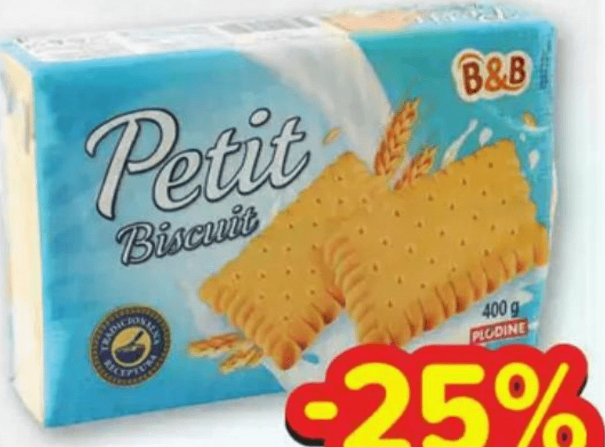 B&B Keksi petit 400 g - Akcija u trgovini Plodine