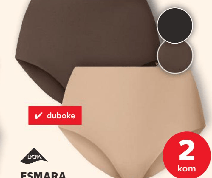 Esmara Ženske gaćice 2 kom - Akcija u trgovini Kaufland