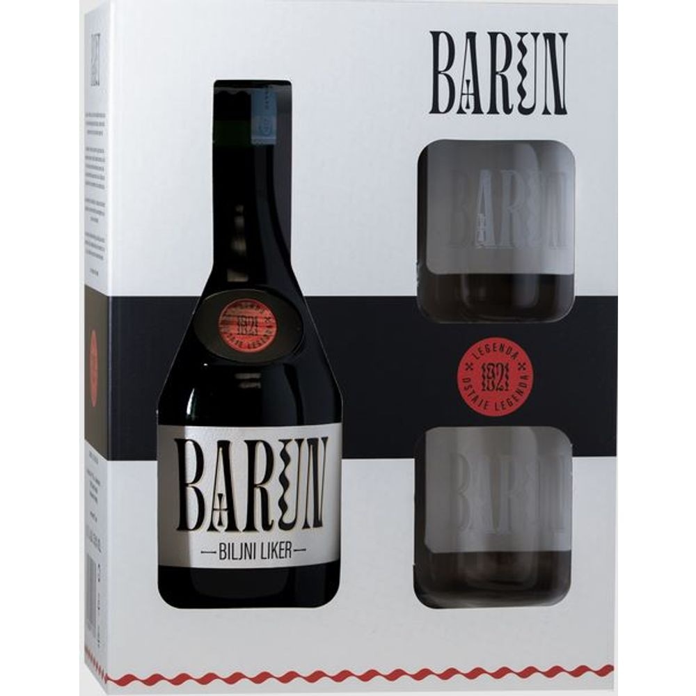 Poklon paket Barun 0,7 l + 2 čaše - Akcija u trgovini KTC