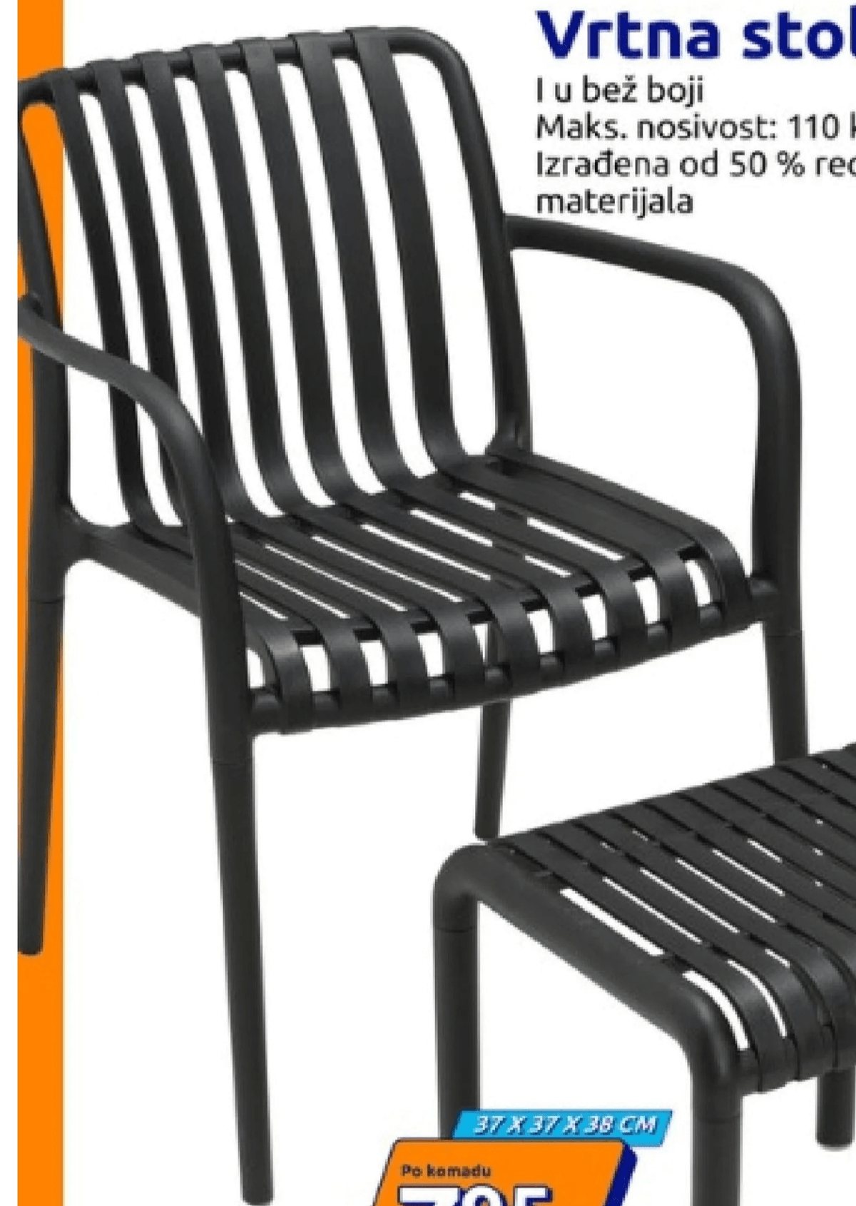 Vrtna stolica - Akcija u trgovini Action