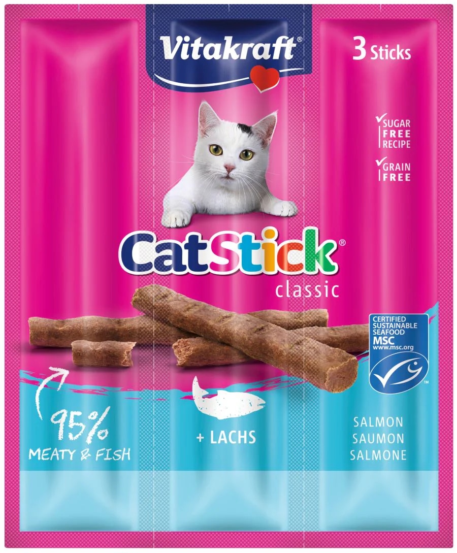 Vitakraft Cat Stick Losos 3+1 kom - Akcija u trgovini Žabac
