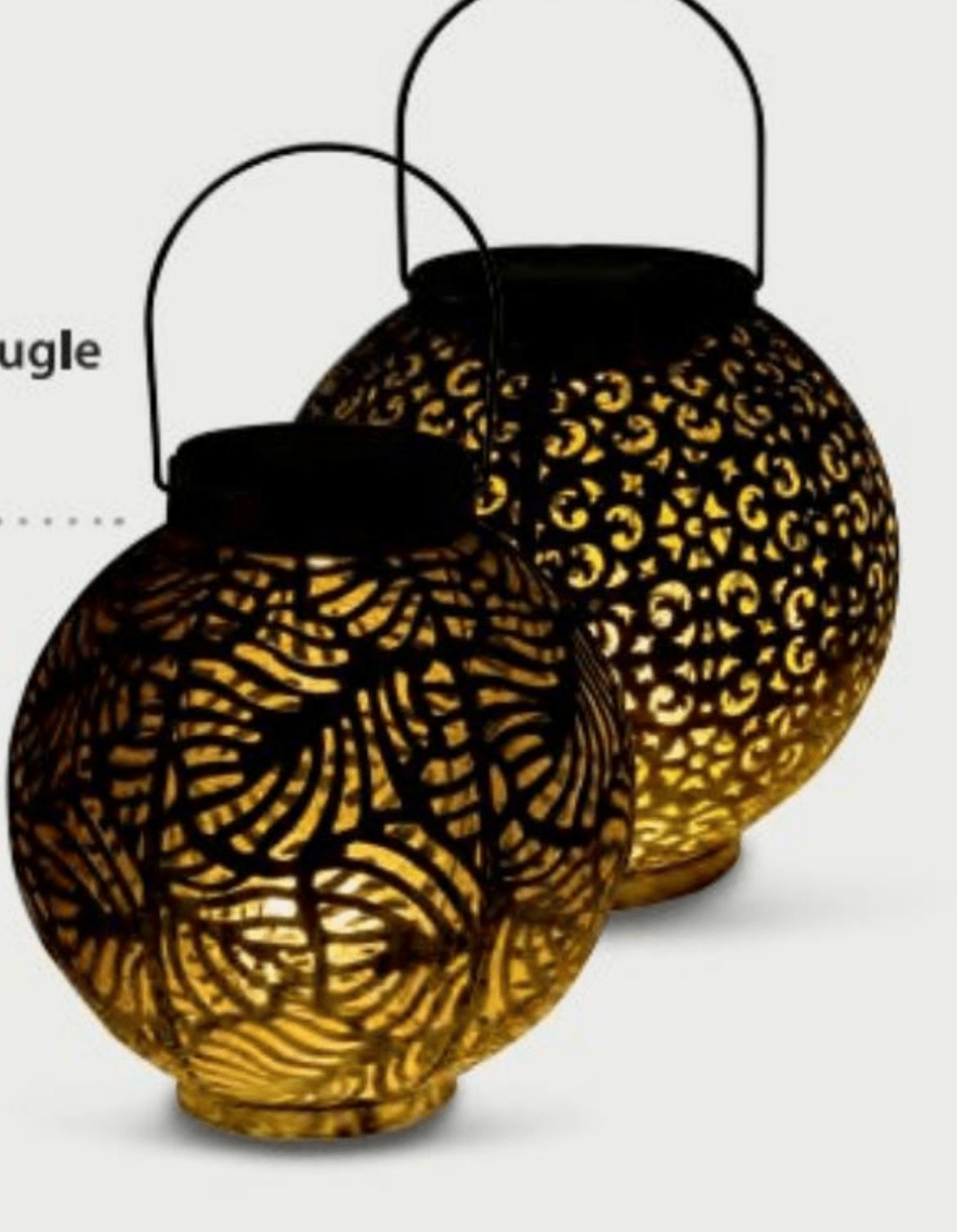 Solarna lanterna u obliku kugle - Akcija u trgovini NKD