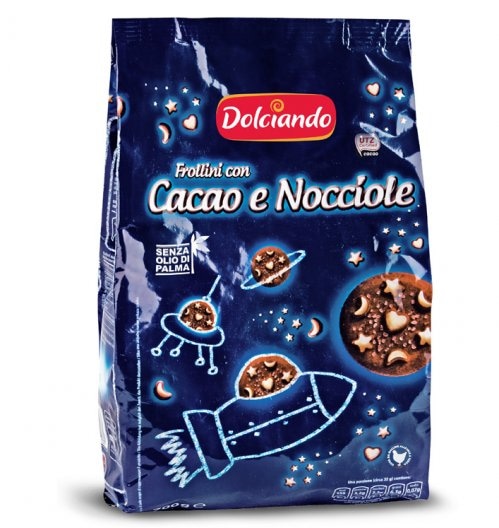 Keksi Frollini Kakao Lješnjak 700 g Dolciando - Akcija u trgovini Eurospin