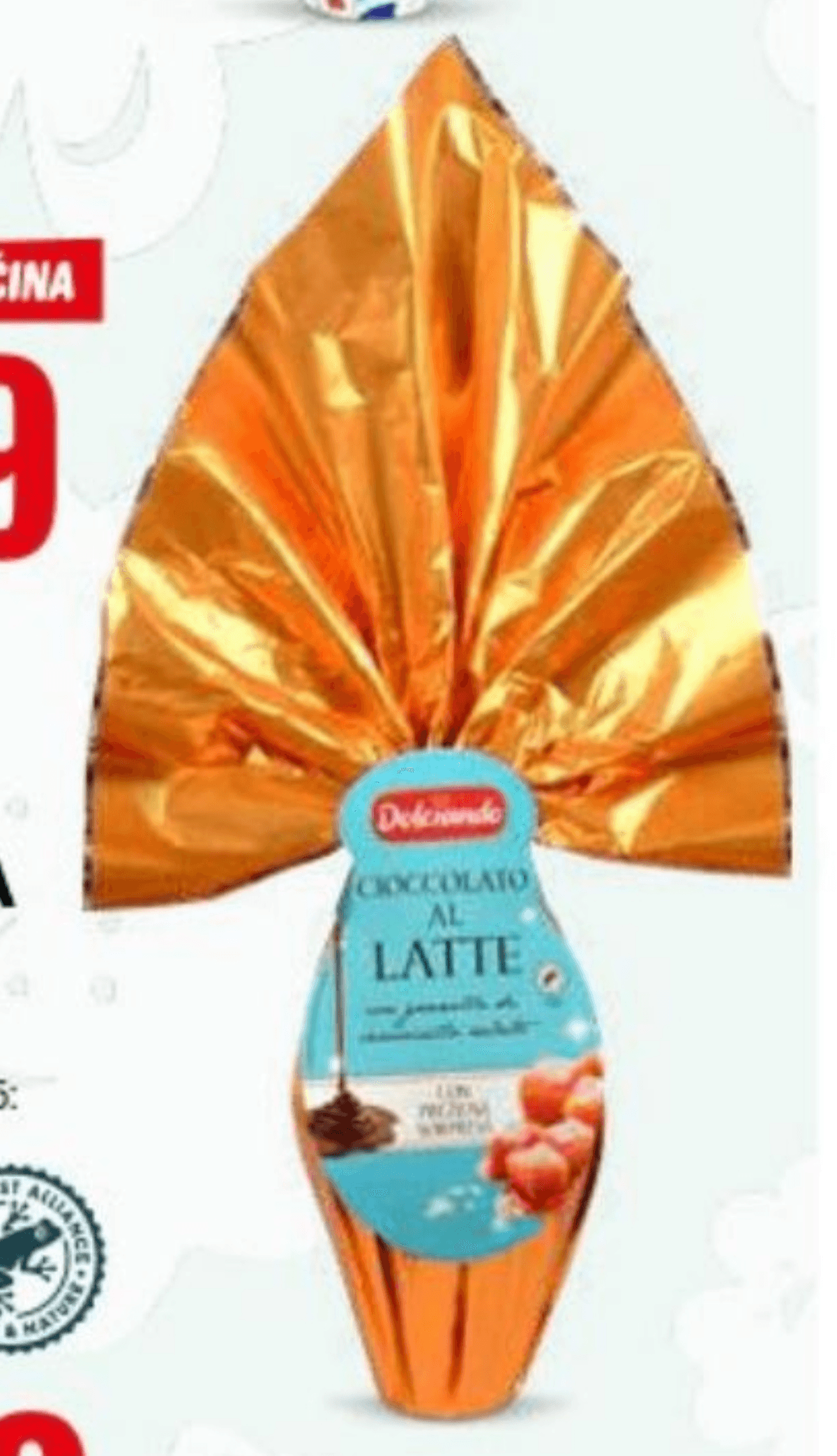 Jaje mliječna čokolada 300 g Dolciando - Akcija u trgovini Eurospin