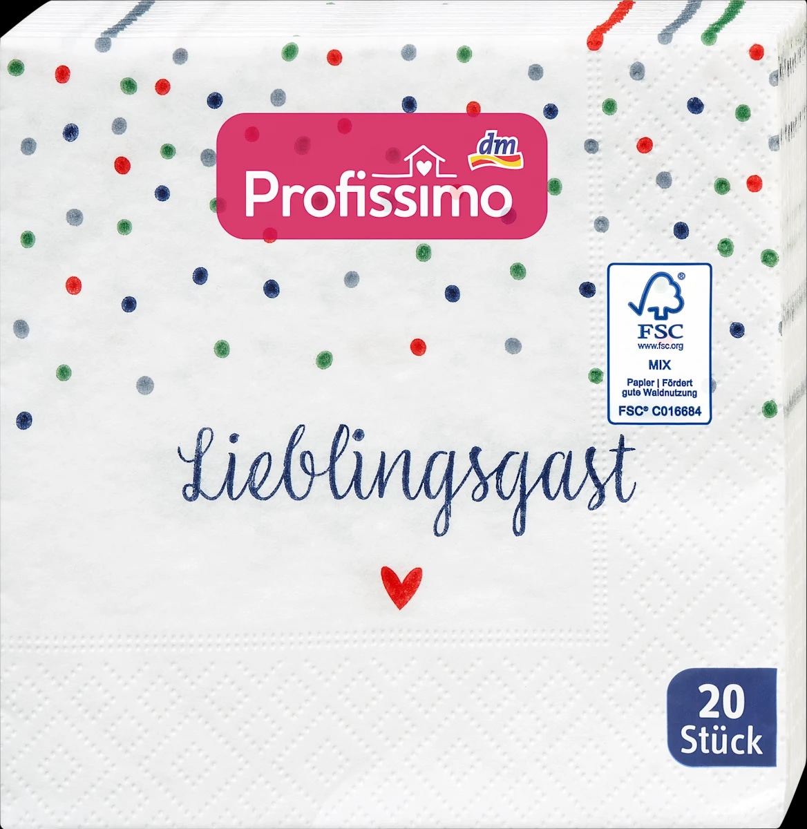 Profissimo ubrusi 20 kom. - Akcija u trgovini Dm