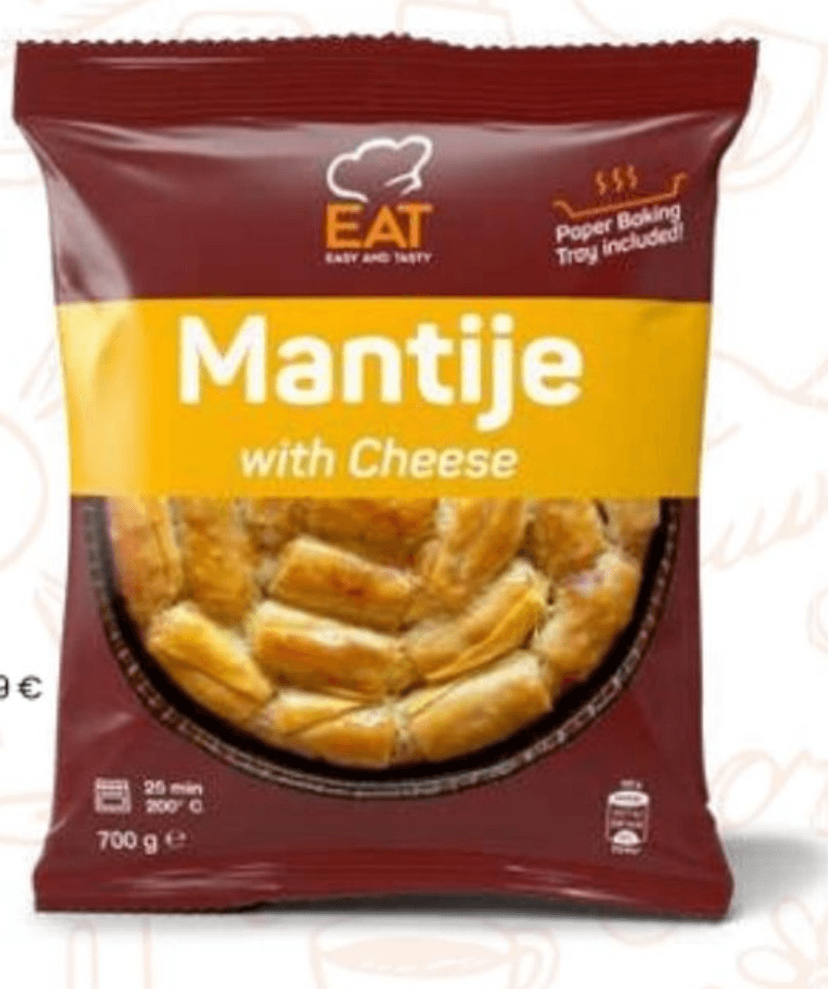 Mantije sa sirom 700 g EAT - Akcija u trgovini Eurospin