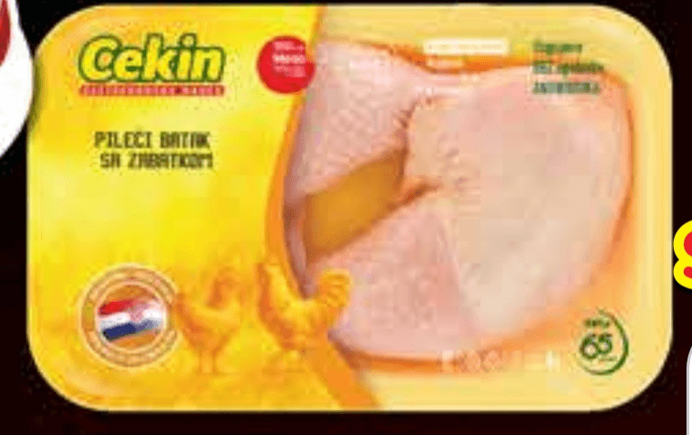 Pileći batak sa zabatkom cca 400 g Cekin - Akcija u trgovini Plodine