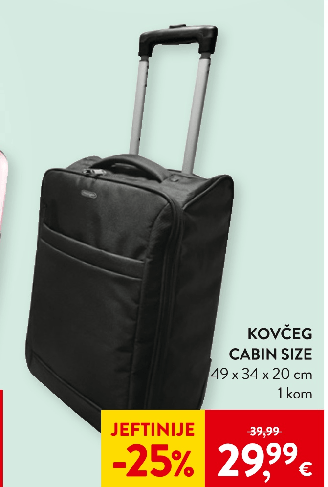 Kovčeg Cabin Size 1 kom - Akcija u trgovini Interspar