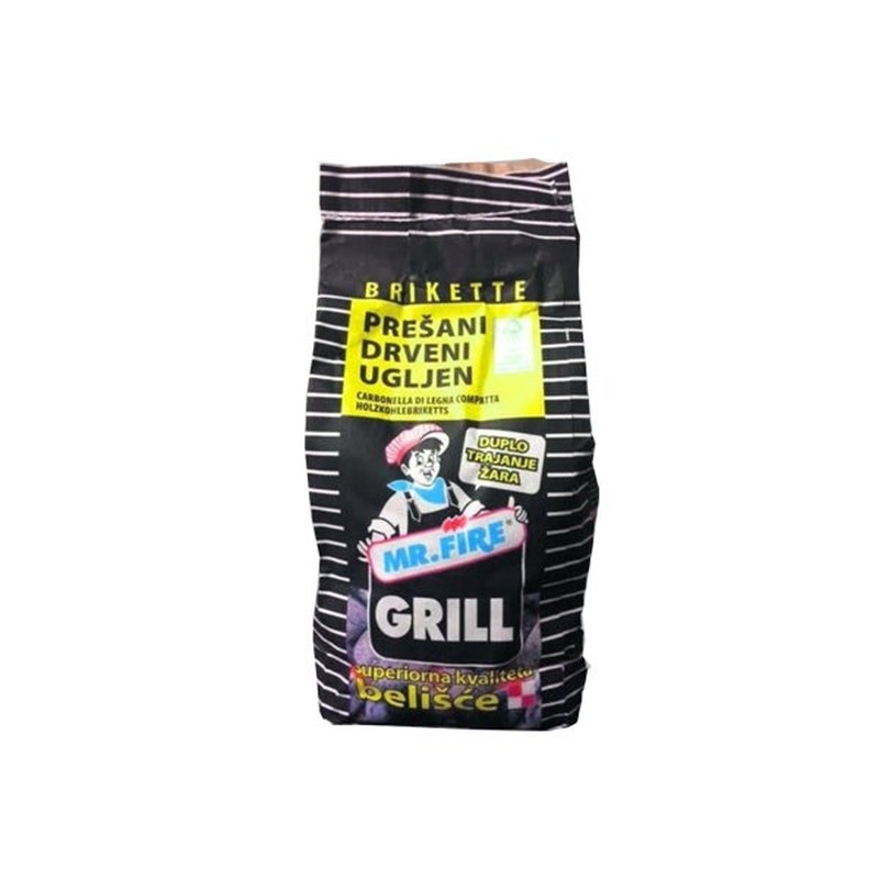 Drveni ugljen i briketi 2,5 kg Mr. Fire - Akcija u trgovini Kaufland