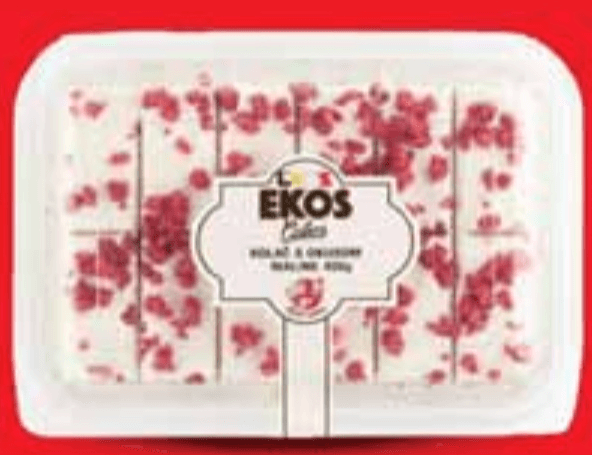 EKOS Svježi kolač s malinom 450 g - Akcija u trgovini Lidl
