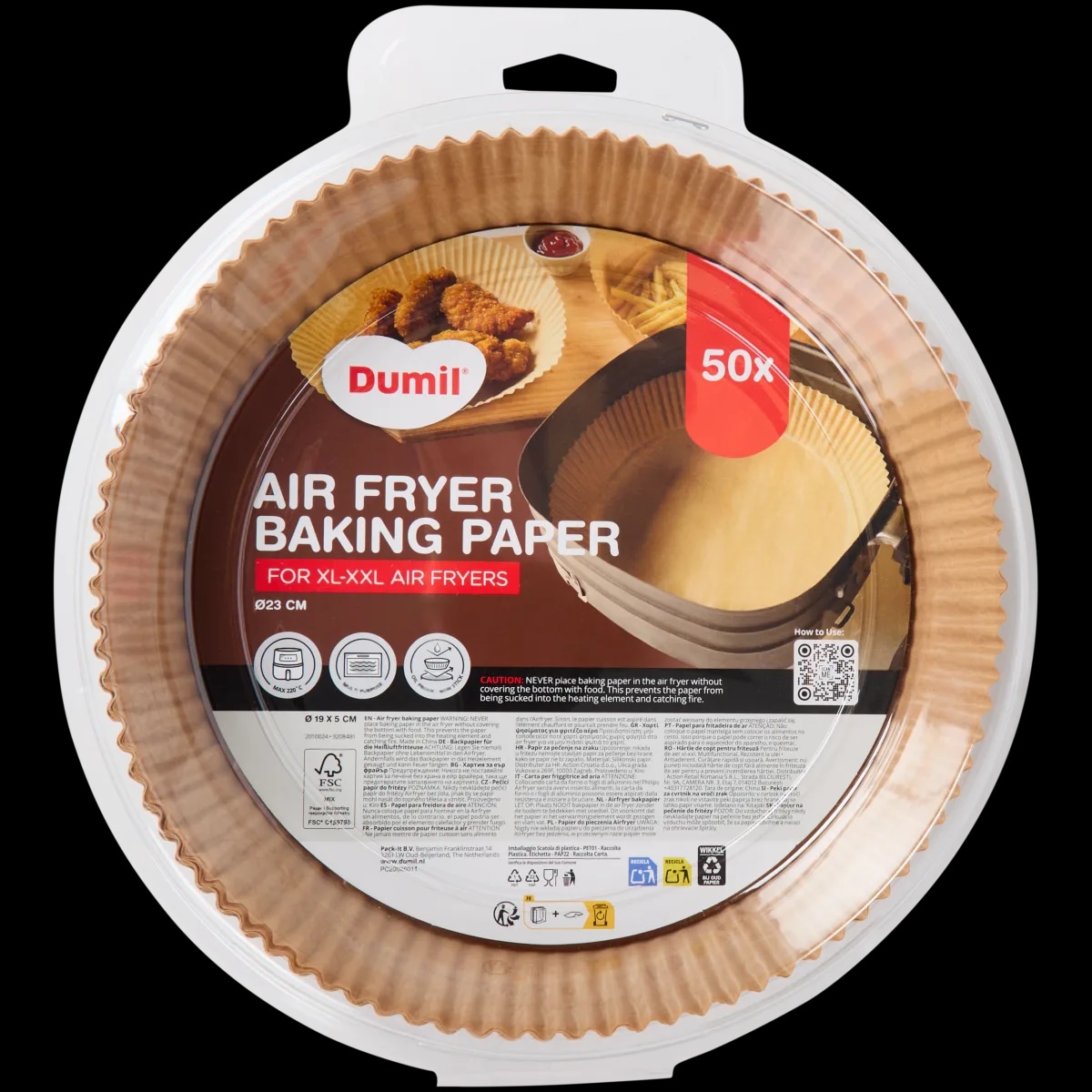 Dumil Papir za pečenje za airfryer 50 komada - Akcija u trgovini Action