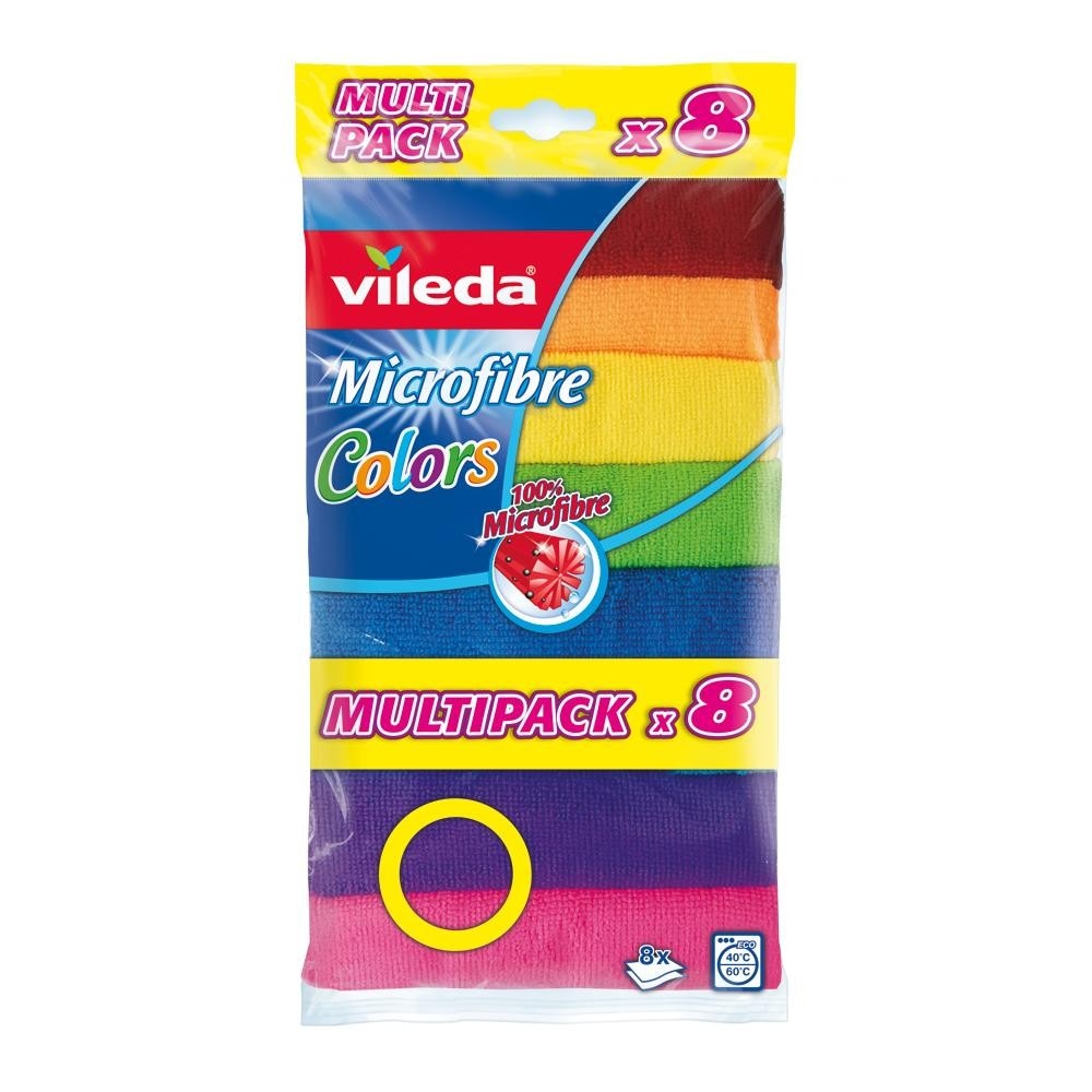 Vileda krpe od mikrofibre Colors 8 kom. Akcija u trgovini Merkury
