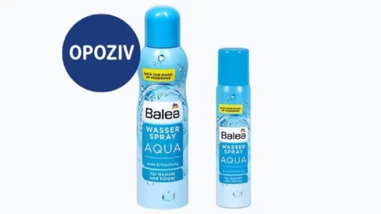 Balea Aqua voda u spreju za lice i tijelo 150 ml - Akcija u trgovini Dm