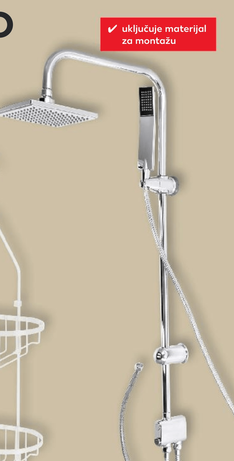 LIVARNO Tuš set 1 set - Akcija u trgovini Kaufland