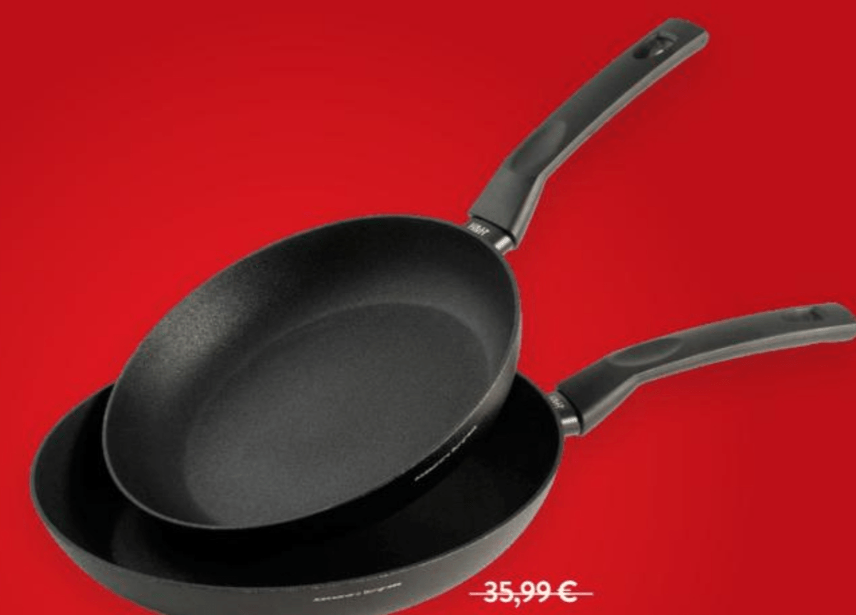 Set tava Black Point 24 + 28 cm, 1 set - Akcija u trgovini Interspar