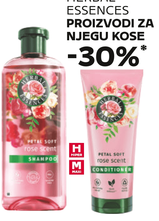 Odabrani Herbal Essences proizvodi za njegu kose - Akcija u trgovini Tommy