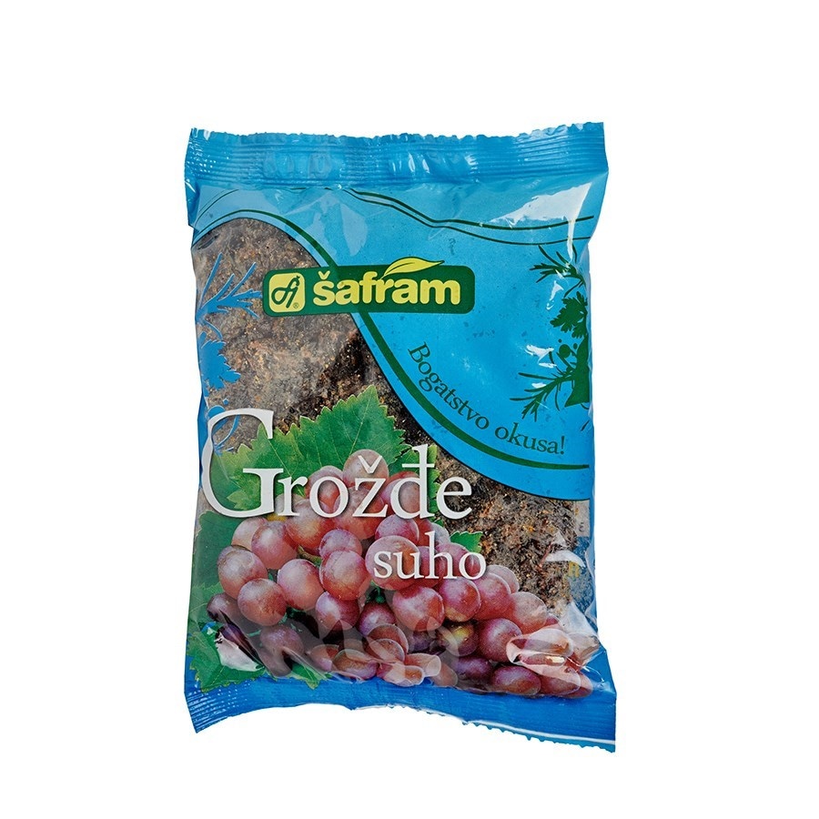 Suho grožđe Šafram 200 g - Akcija u trgovini KTC