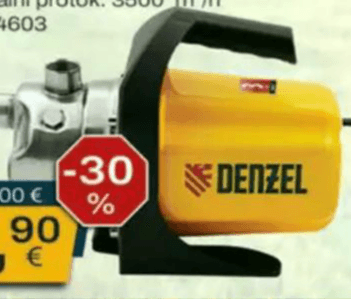 Pumpa vrtna GP1000 1000X INOX W DENZEL - Akcija u trgovini Vinkoprom